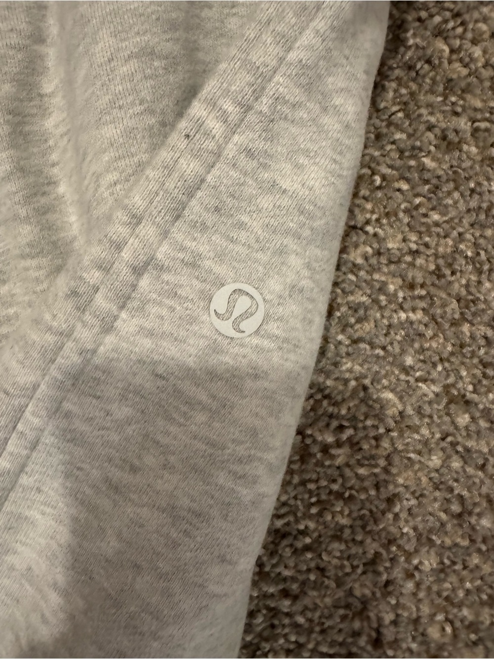 lululemon athletica Wide-Leg Sweatpants in Light Gray - Picture 2 of 3